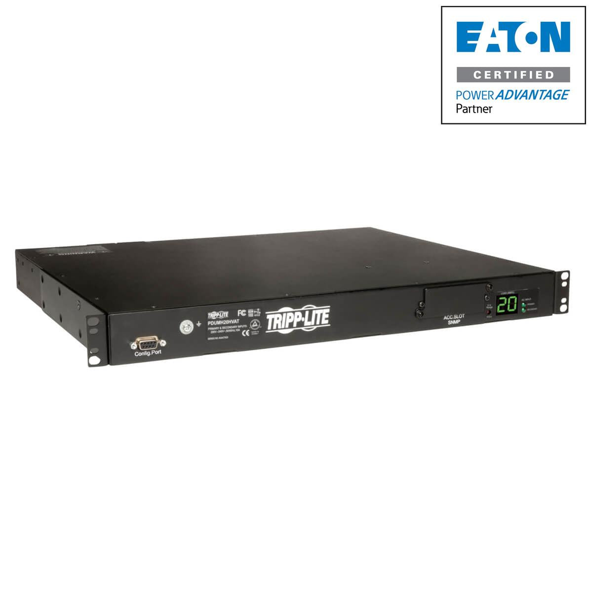 Automatic Transfer Switch PDU 3.8kW - Single-Phase Metered Power Distribution | Tripp Lite PDUMH20HVAT