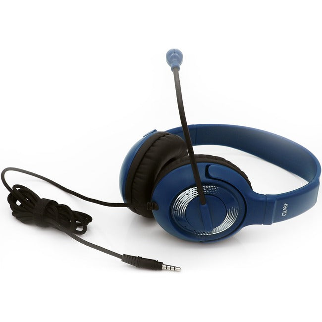 Avid 2AE-55 Wired Headset with Mic Blue 2AE55BL