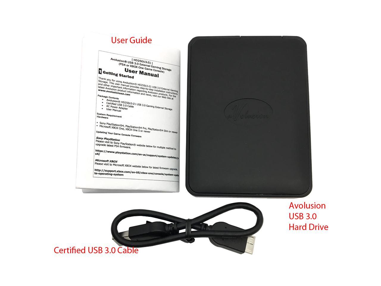 Avolusion 1.5Tb Usb 3.0 Portable External Xbox One Hard Drive (Xbox One Pre-Formatted) Hd250U3-X1-1.5Tb-Xbox - 3 Year Warranty