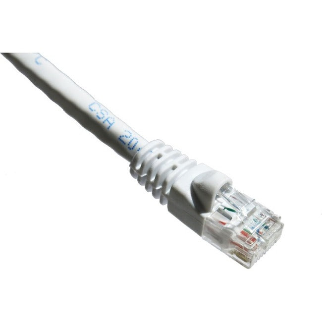 Axiom 10FT CAT6A 650mhz Patch Cable Molded Boot (White) C6AMB-W10-AX