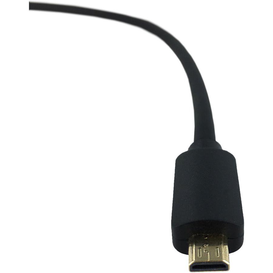 Axiom Mhdmimhdmif-Ax Hdmi Cable Hdmi Type D (Micro) Hdmi Type A (Standard) Black