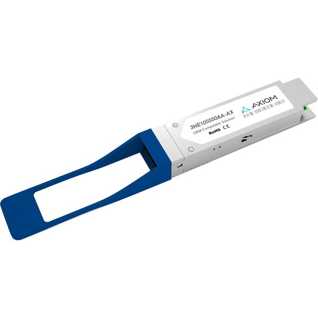 Axiom - Qsfp28 Transceiver Module (Equivalent To: Alcatel-Lucent 3He105550Aa) - 100 Gigabit Ethernet - 100Gbase-Lr4 - Lc Single-Mode - Up To 6.2 Miles - 1295 Nm / 1300 Nm / 1304 Nm / 1309 Nm