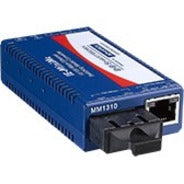 B+B SmartWorx 10/100Mbps Miniature Media Converter with LFPT IMC-350I-SE-PS-A