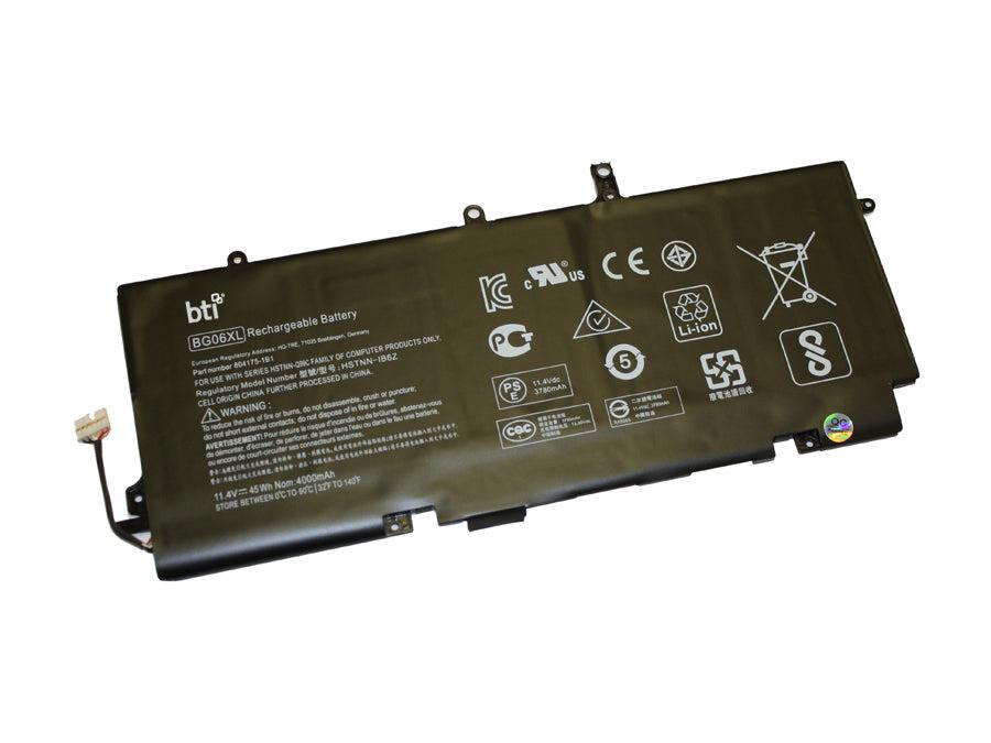 Bti Replacement Battery For Hp - Compaq Hp Elitebook 1040 G3 Replacing Oem Part Numbers Bg06Xl 804175-1B1 // 3-Cell 11.4V 3780Mah