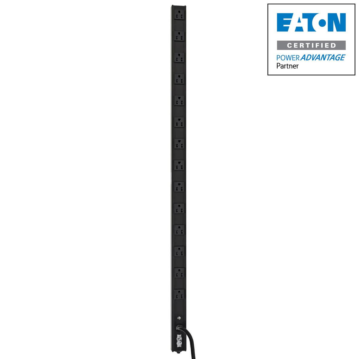 Basic PDU Vertical Mounting - Single Phase 120V 14 Outlet Power Distribution Unit | Tripp Lite by Eaton PDUV15
