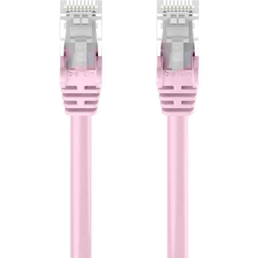 Belkin A3L980-02-Pnk-S Networking Cable Pink 0.6 M Cat6 U/Utp (Utp)