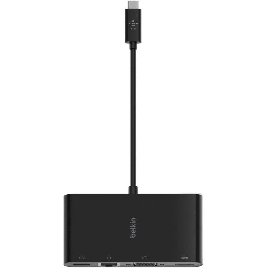 Belkin Avc005Bk-Bl Interface Hub Usb 3.2 Gen 1 (3.1 Gen 1) Type-C Black