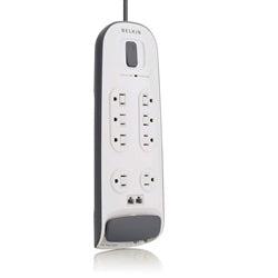 Belkin Bv108200-06 Surge Protector Black, White 8 Ac Outlet(S) 125 V 1.83 M