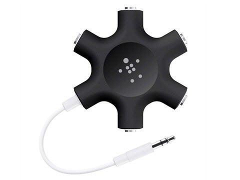 Belkin F8Z274Bt Audio Splitter Green, White