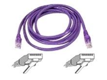 Belkin High Performance Cat6 Cable 25Ft Purple Networking Cable 7.5 M