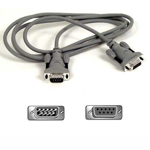 Belkin Pro Series Db9 Serial Extension Cable With Thumbscrews - 1.8M Serial Cable 70.9" (1.8 M)
