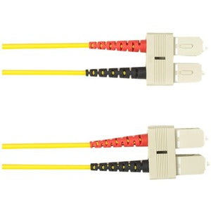 Black Box 5-m, SC-SC, 62.5-Micron, Multimode, PVC, Yellow Fiber Optic Cable FOCMR62-005M-SCSC-YL