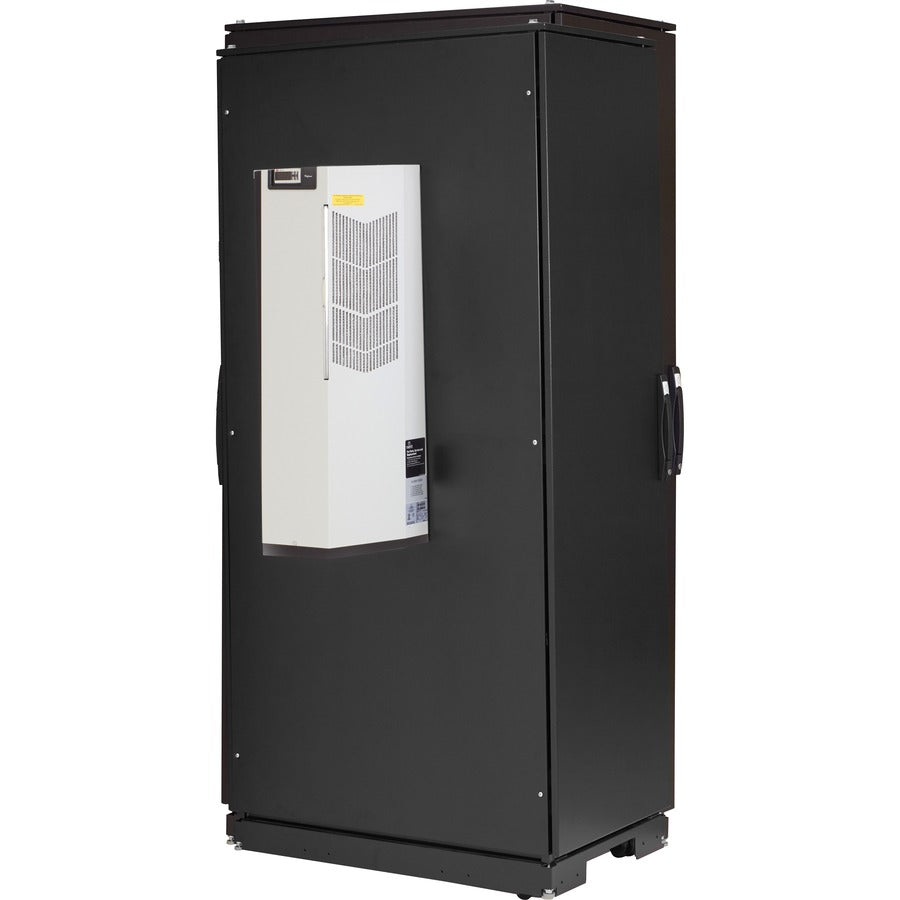 Black Box ClimateCab NEMA 12 Server Cabinet with 12000-BTU AC - 42U, M6 Rails, 110V CC42U12000M6-R3