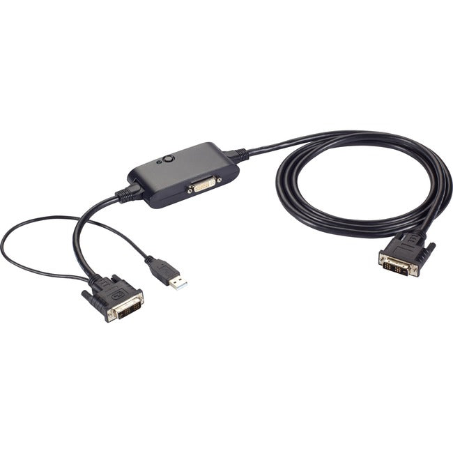 Black Box DVI-D Splitter Cable - USB Power ACXSPL12-S