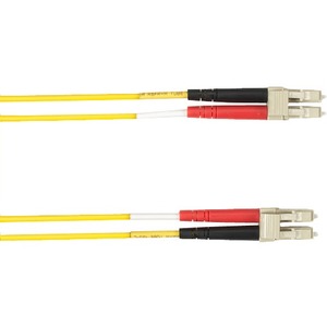 Black Box Fiber Optic Duplex Network Cable FOLZHM4-LCLC-YL-40