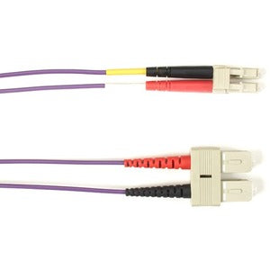 Black Box Fiber Optic Duplex Patch Network Cable FOCMRSM-003M-SCLC-VT