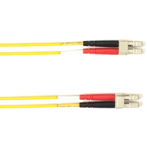 Black Box Fiber Optic Duplex Patch Network Cable FOLZHSM-030M-LCLC-YL