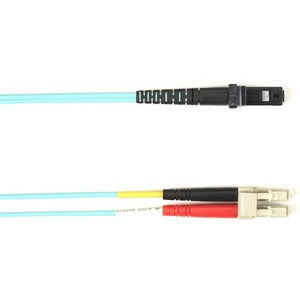 Black Box Fiber Optic Duplex Patch Network Cable FOCMP10-003M-LCMT-AQ