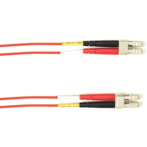Black Box Fiber Optic Duplex Patch Network Cable FOCMP62-003M-LCLC-RD