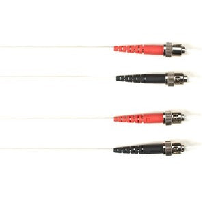 Black Box Fiber Optic Duplex Patch Network Cable FOCMRM4-003M-STST-WH