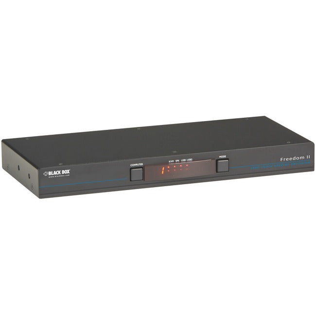 Black Box Freedom II KM Switch - Desktop Keyboard Mouse Switch | TecISoft KV0004A-R2