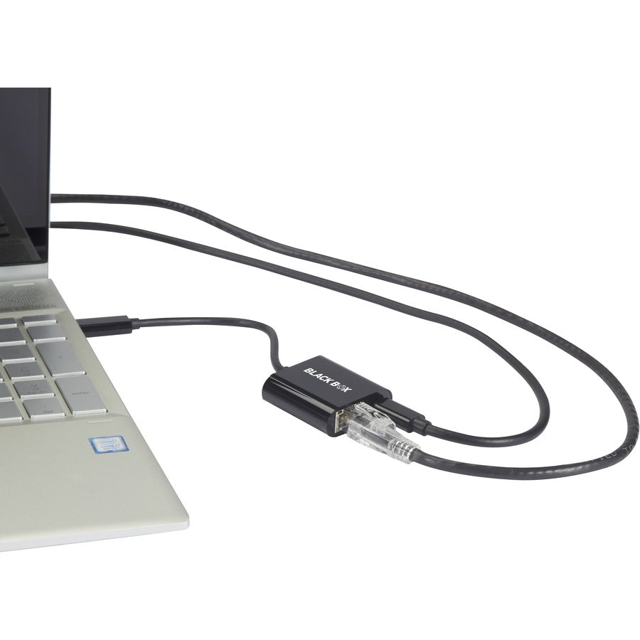 Black Box Gigabit Adapter Dongle - USB 3.1 Type C Male to RJ-45 VA-USBC31-RJ45C