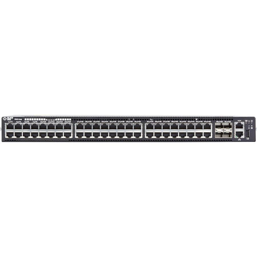 Black Box Gigabit Ethernet Network Switch, 48-Port EMS1G48