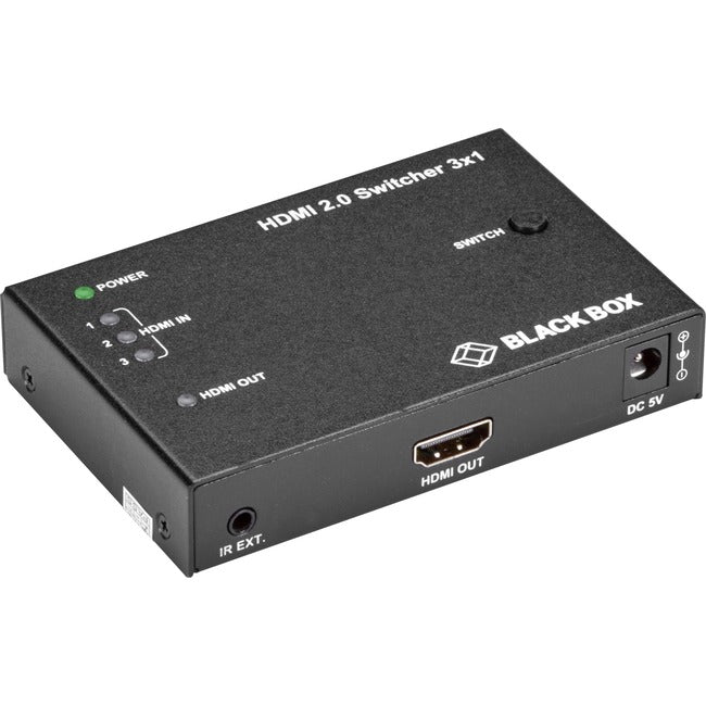 Black Box Hdmi 2.0 4K Video Switch - 3X1