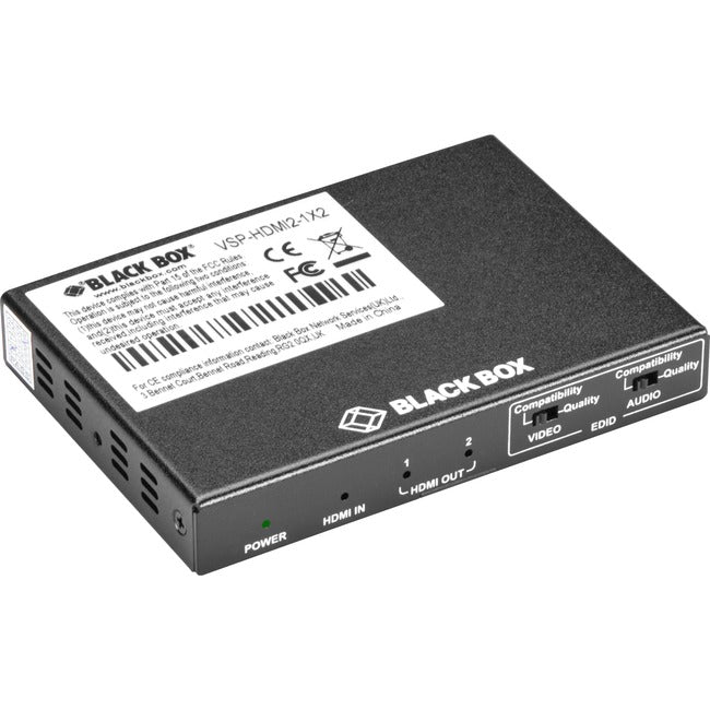 Black Box Hdmi 2.0 4K60 Splitter - 1X2