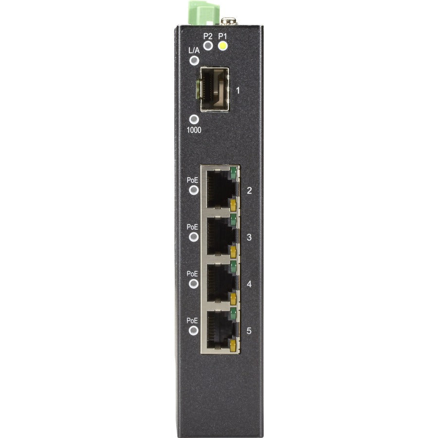 Black Box Industrial Unmanaged Gigabit Ethernet Switch LIE401A