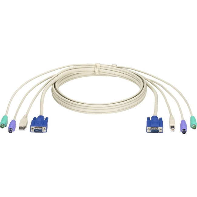 Black Box KVM CPU Cable - DT Pro Series, VGA, PS/2, 9-ft. (2.7-m) EHN7001213UVP-0009