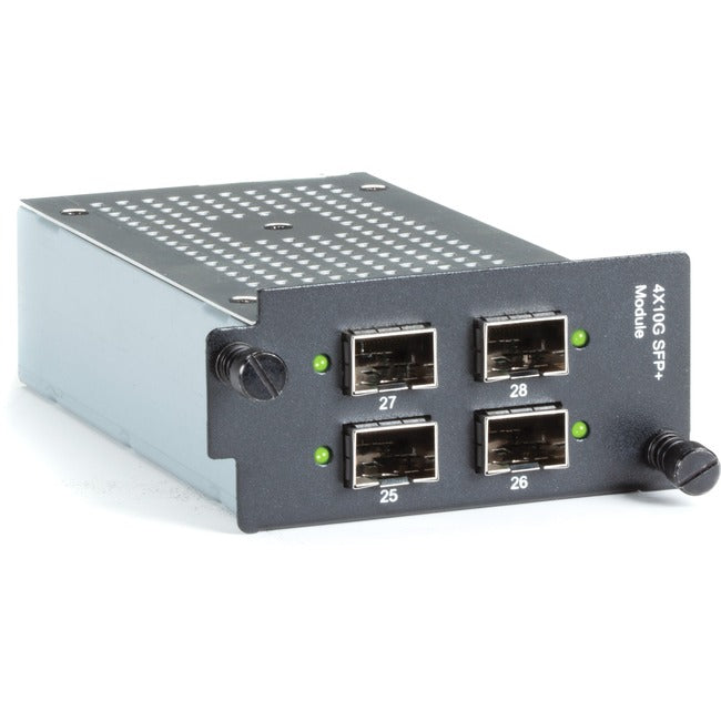 Black Box LE2700 Series Hardened Managed Modular Switch Module - 4-Port, 10-Gig, SFP+ LE2731C