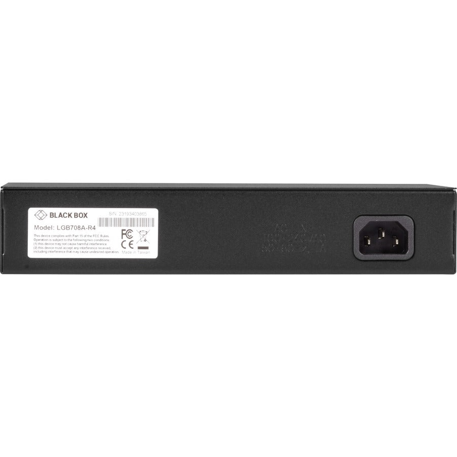 Black Box LGB700 Series Web Smart Gigabit Ethernet Switch - SFP, 10-Port LGB710A