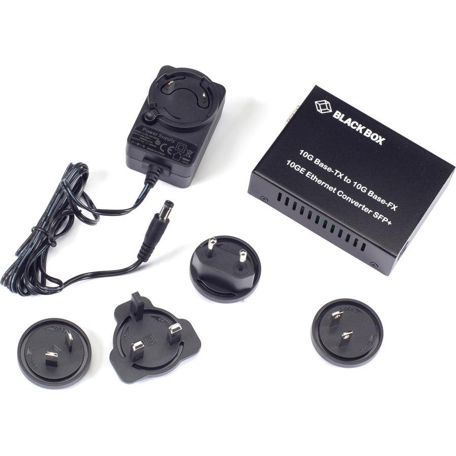 Black Box LGC220A 10-Gigabit Media Converter - 10GBASE-T to SFP+ Fiber | TecISoft
