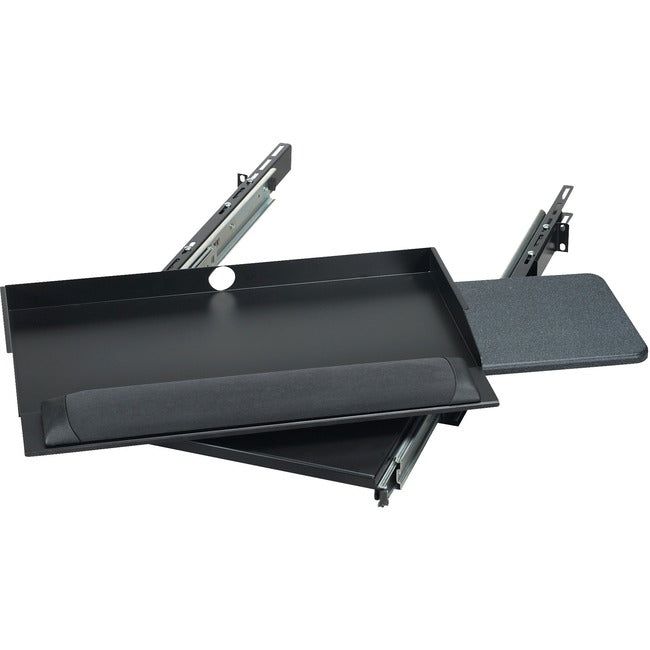 Black Box RM385 19 Sliding Pivoting Keyboard Tray with Mouse Tray"