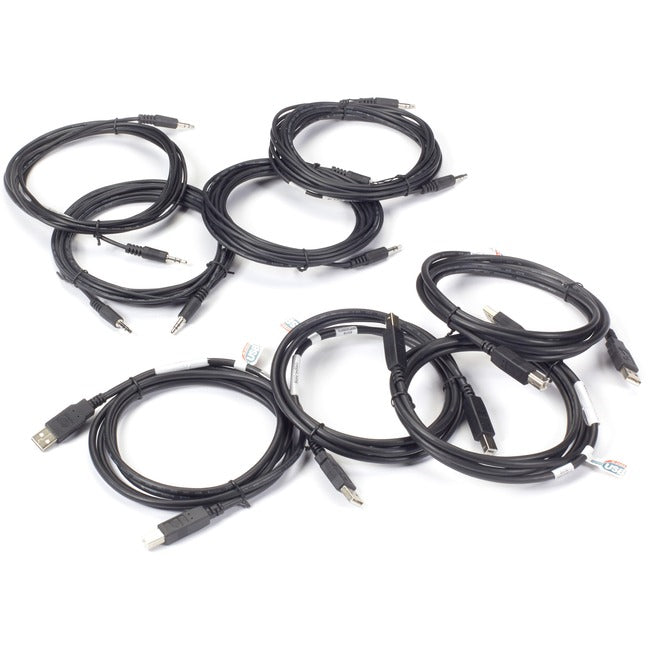 Black Box Secure KM Cable Kit, 6-ft. (1.8-m) SKVMCBL-KM-6