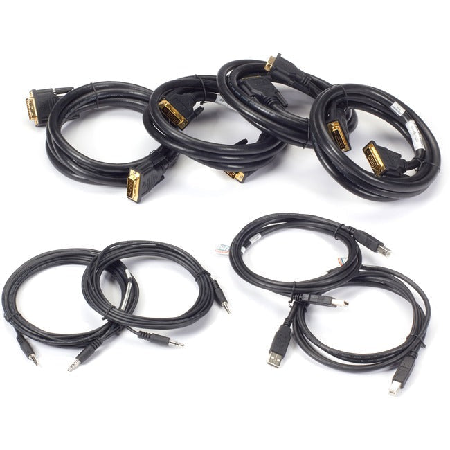 Black Box Secure Secure KVM Dual-Head DVI-I Cable Kit - 6-ft. SKVMCBL-DHDVI-6