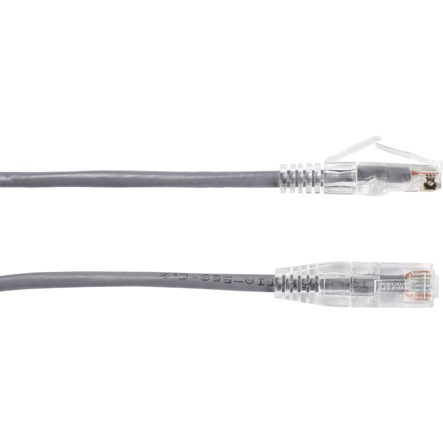 Black Box Slim-Net Cat.6a UTP Patch Network Cable C6APC28-GY-01