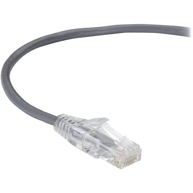 Black Box Slim-Net Cat.6a UTP Patch Network Cable C6APC28-GY-01