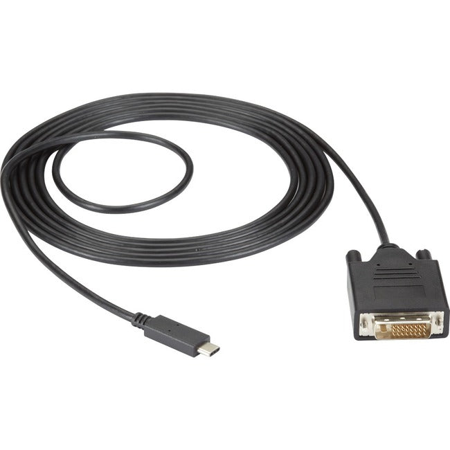 Black Box USB-C Adapter Cable - USB-C to DVI Adapter, 1080p @ 60Hz, DP 1.2 Alt Mode VA-USBC31-DVID-010
