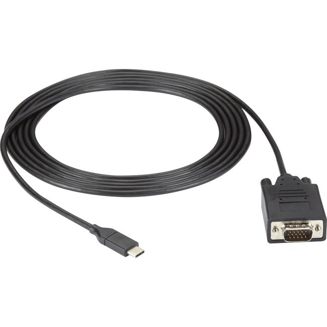 Black Box USB-C to VGA Adapter Cable, 1080p HD, 9ft VA-USBC31-VGA-009