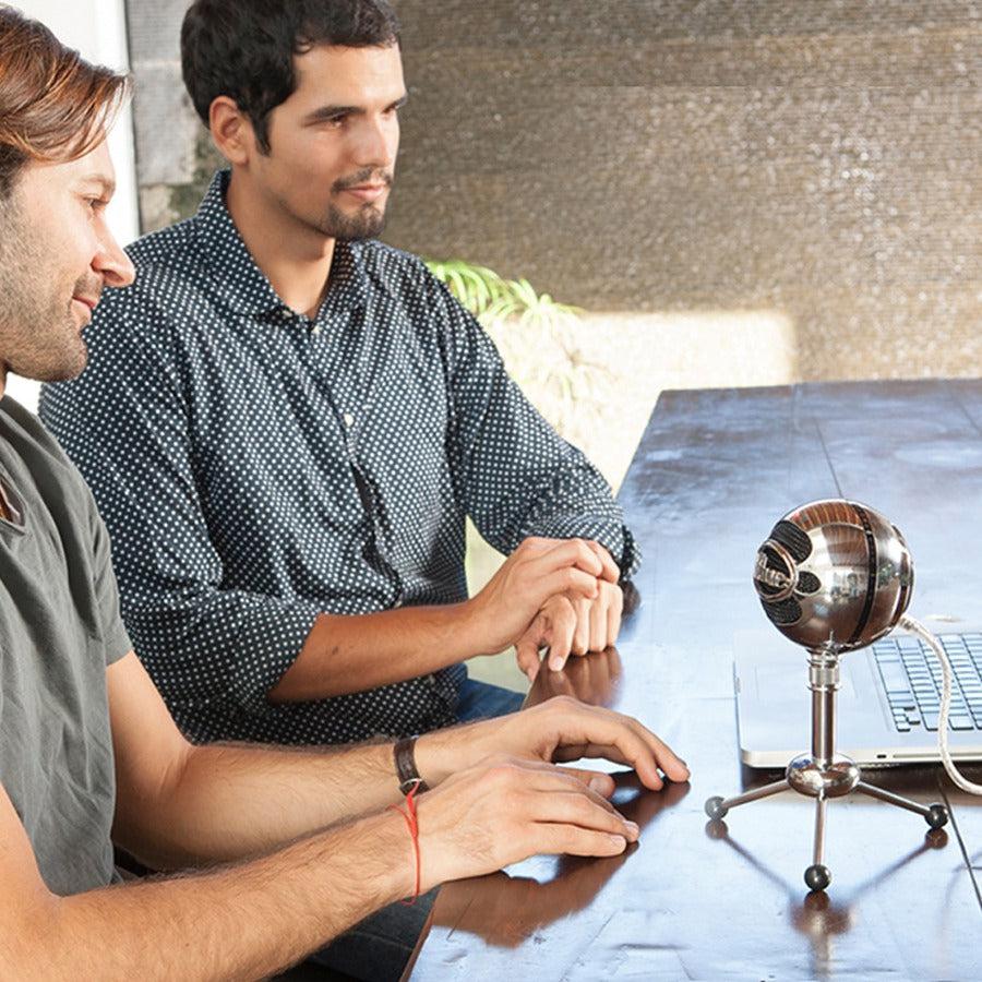 Blue Microphones Blue Snowball Usb Microphone Aluminium Table Microphone