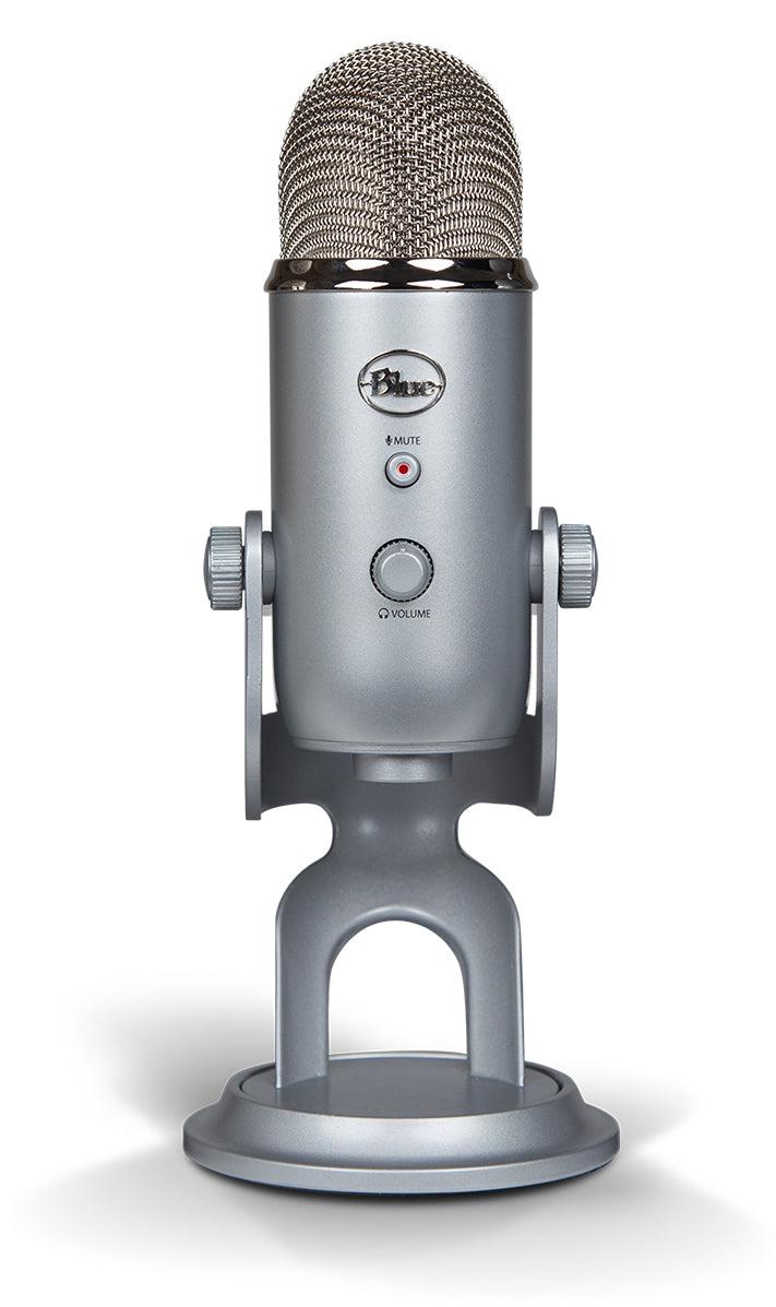 Blue Microphones Blue Yeti Usb Mic Silver Studio Microphone
