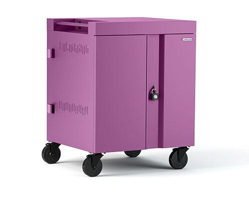 Bretford Cube Cart Portable Device Management Cart Purple