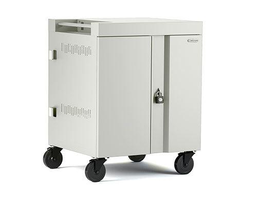 Bretford Cube Cart Portable Device Management Cart White