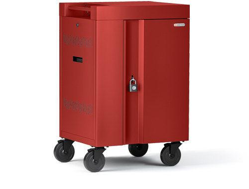 Bretford Cube Mini Portable Device Management Cart Red
