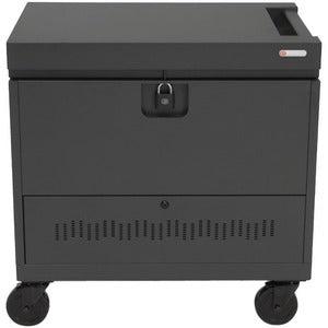 Bretford Cube Toploader Portable Device Management Cart Violet