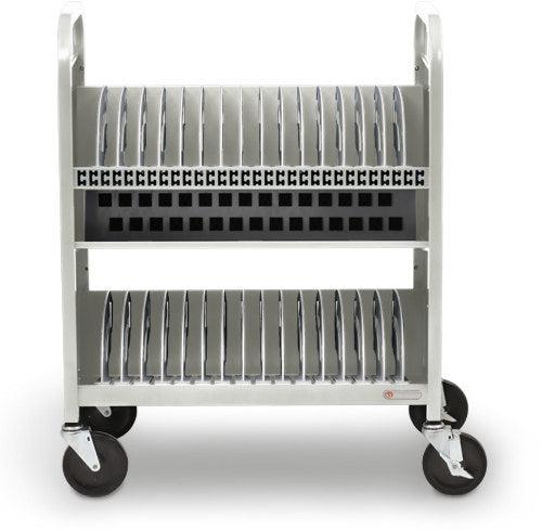 Bretford Cube Transport Cart Portable Device Management Cart Grey