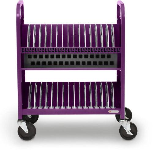 Bretford Cube Transport Cart Portable Device Management Cart Purple