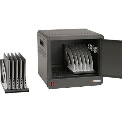 Bretford Cube Micro Tray Portable Device Management Cart Green